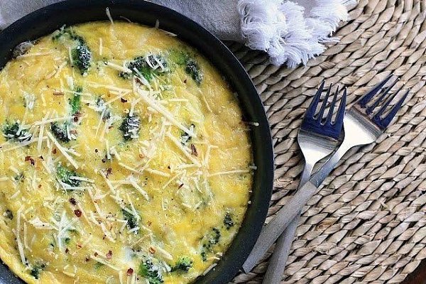 Омлет с брокколи на завтрак.Вариант полезного и вкусного завтрака. Сохрани рецепт и ... - 2