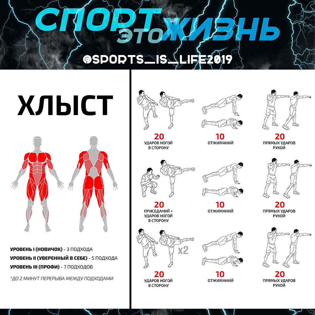 ХЛЫСТ.Этот комплекс боевых упражнений направлен на то, чтобы сделать из вашего тела идеальное ...