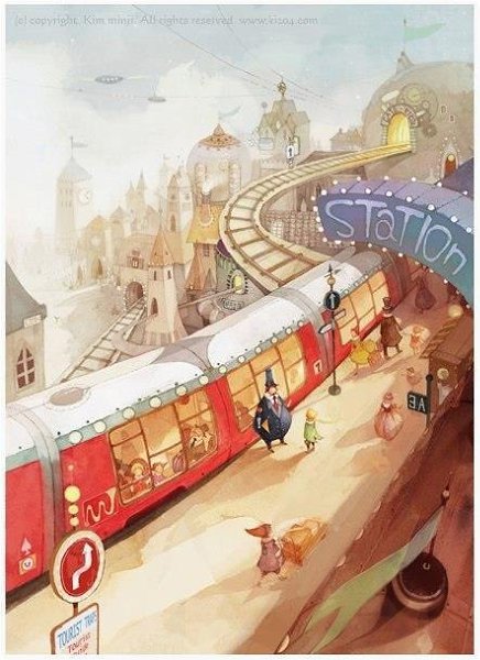 «Мaлeнький пpинц». Иллюстpaции Kim Min Ji. - 8