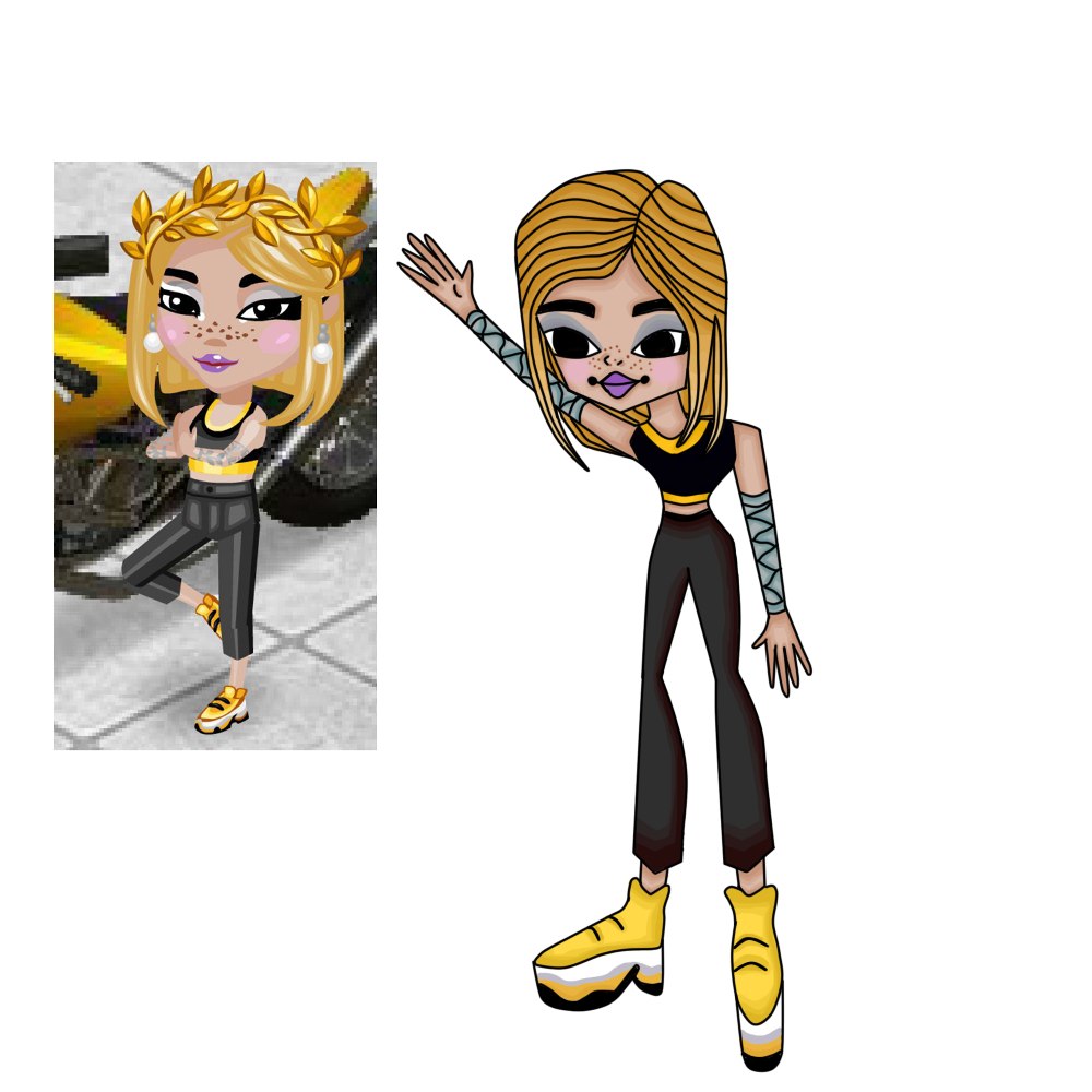 Арт для Кати. У нее просто офигенный аватар. @Текна - 2