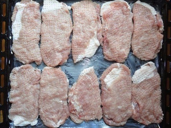 Мясо по-французски в духовке.Ингредиенты:мясо – 500 гр. (я беру свиную вырезку – аккуратненький ... - 3