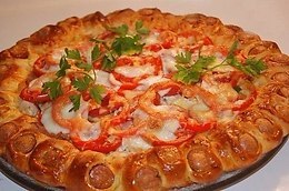 НАРЯДНЫЙ ПИРОГ С КУРИЦЕЙ.ИНГРЕДИЕНТЫ:для теста: 100 мл.молока(нагреть до 30