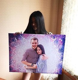 Ищете оригинальный подарок? Закажите портрет на холсте в студии ФОТО LUX vk.me/plprint Подарите ... - 4