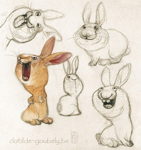 Уроки рисования от художника Clotilde Goubely - 4