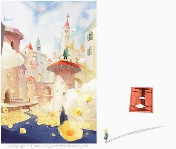 «Мaлeнький пpинц». Иллюстpaции Kim Min Ji. - 5