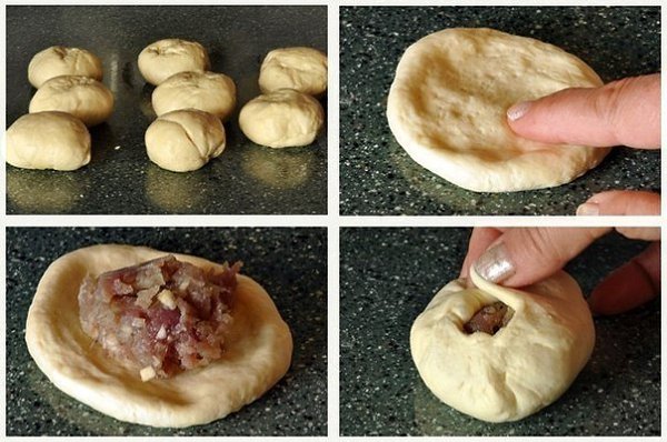 Беляши.Ингредиенты:Для теста:400 гр. пшеничной муки1 яйцо250 мл мацони75 мл воды1/3 палочки ... - 8