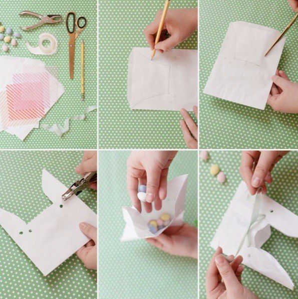 Пакетик для сладостей в виде зайки - 2