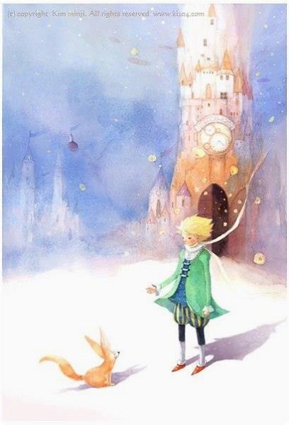 «Мaлeнький пpинц». Иллюстpaции Kim Min Ji.
