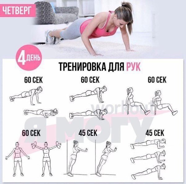 Крутая подборка тренировок на все дни недели! Комбинируйте и будьте в форме! #тренировка@ican - 4