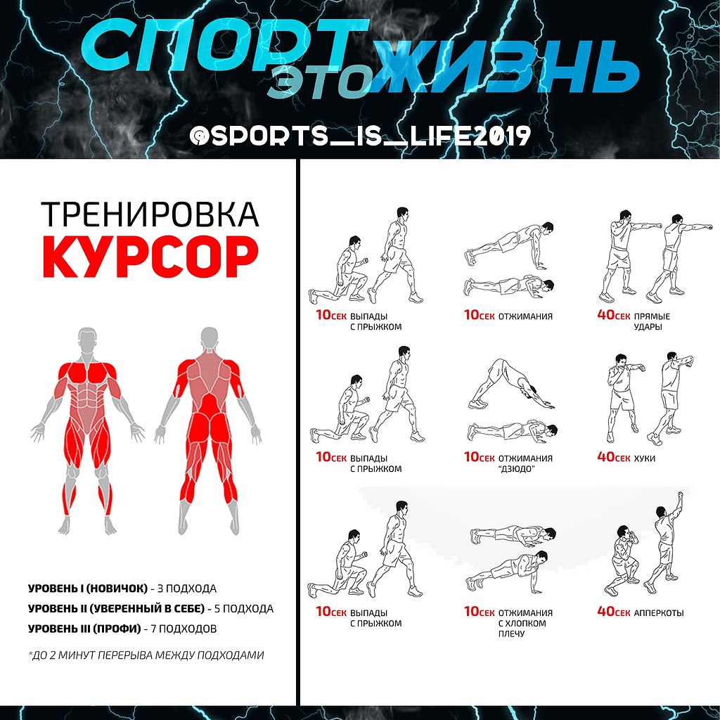 КУРСОР.Если ты ищешь тренировку, которая сможет превратить твое тело в идеальный инструмент для ...