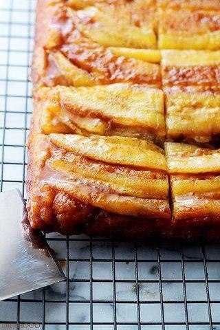 Бананово-карамельный пирог-перевертыш. Банан и карамель - прекрасная пара, а в компании с мягким ...
