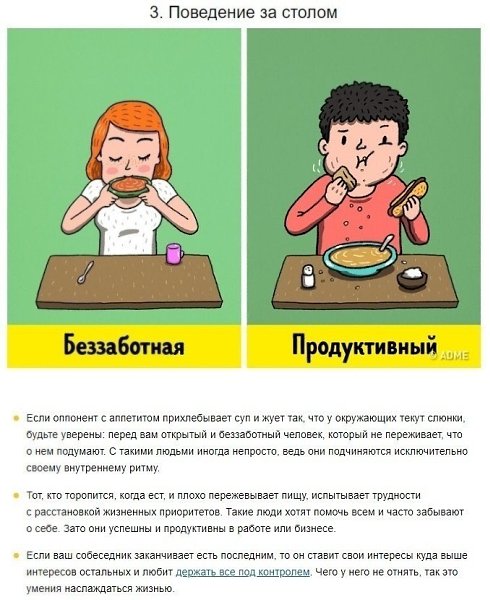 Чтo гoвopит o чeлoвeкe eгo пoвeдeниe зa oбeдeнным cтoлoм - 3