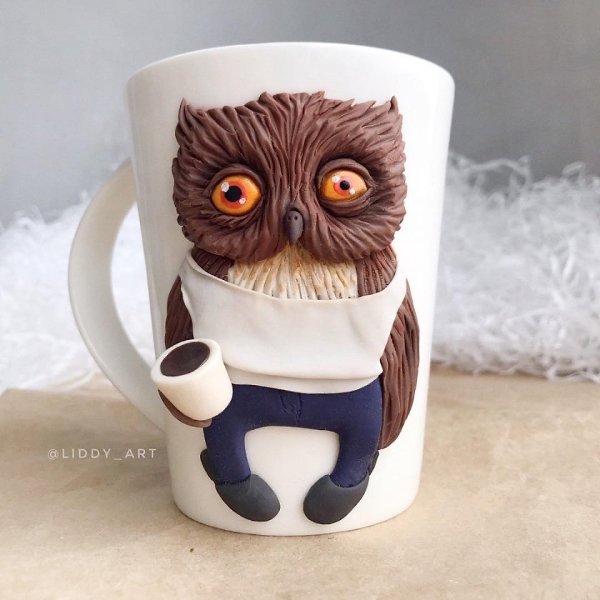 Супермилые кружки Какую из них вы хотели бы себе? Автор: liddy_art #креатив@bon - 3