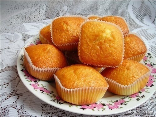 Простые и вкусные кексы со сгущенкой .Ингредиенты:Яйца куриные — 2 шт.Сахар — 1 стаканСметана — 140 ...