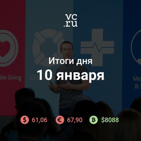 Итоги дня.— Марк Цукерберг отказался от целей на год, перешёл на долгосрочное планирование и ...
