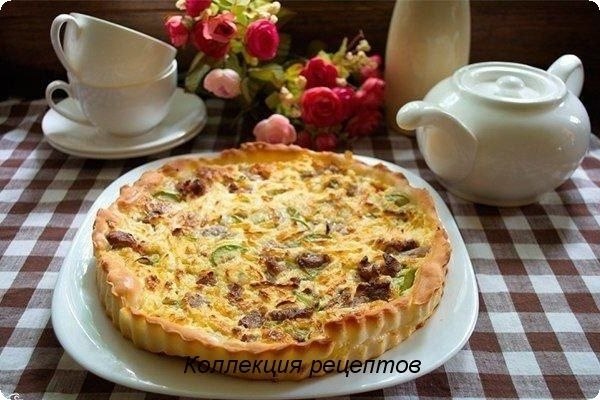 ПИРОГ С КУРИЦЕЙ И КАБАЧКОМ. Ингредиенты: -Тесто дрожжевое — 500 Грамм (готовое) -Яйцо — 3 Штуки ...