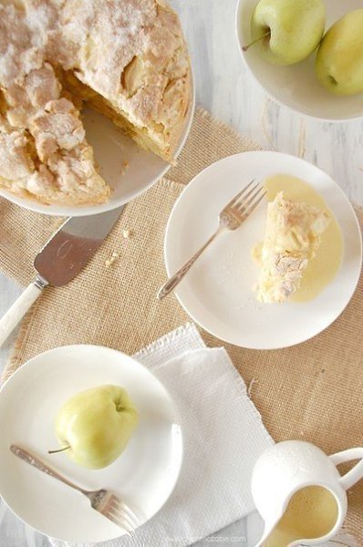Ирландский яблочный пирог с курдом.Ингредиенты:Для пирога:3 стакана муки2 чайных ложки ... - 3