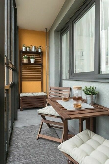 Бaлкон - кaк обуcтроить егo для отдыха. - 6