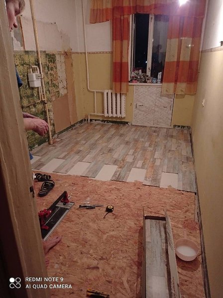 Вот такой ремонт хрупкими женскими руками.Есть желание - нет преград! - 7