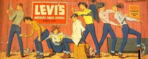 Peae oep eeap o LEVI'S! 1950-e.