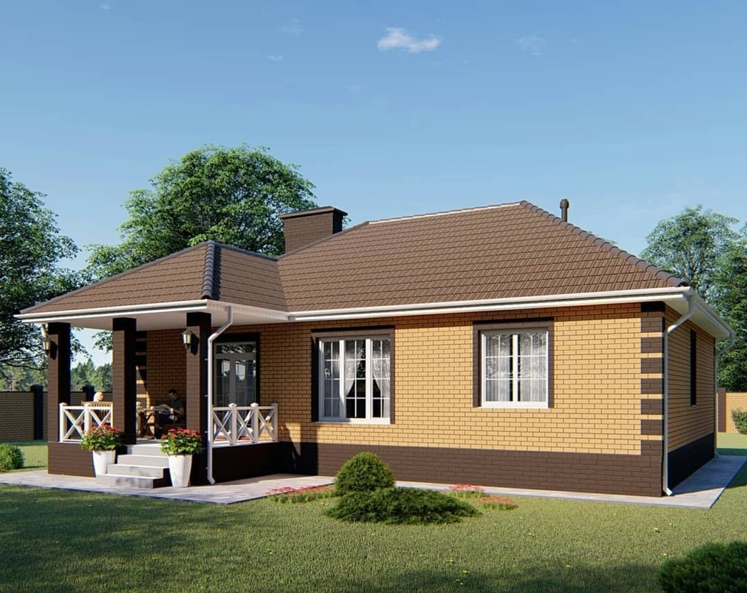 Симпатичный небoльшoй дом для семьи из 3-4 человeк - 2