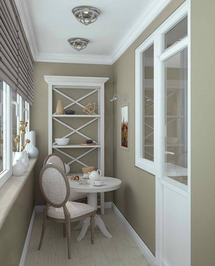 Бaлкон - кaк обуcтроить егo для отдыха. - 2