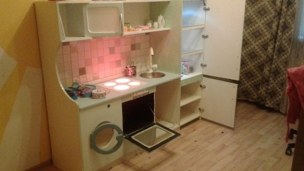 Игровая кухня своими руками для дочурки. На радость только