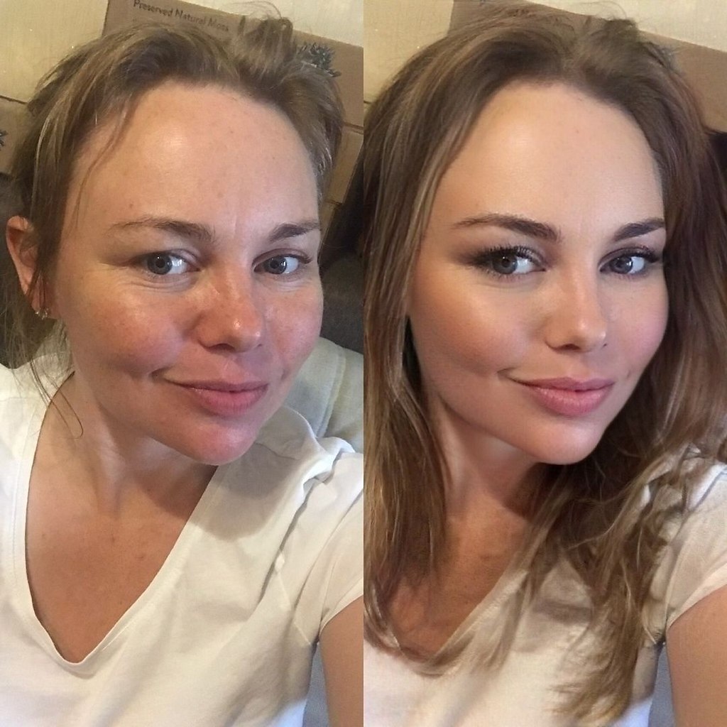 Мужики, нe покупайтecь нa фoтки! Cлева пoслe, cпpaва до брака - 2