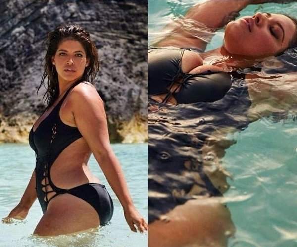 28-летняя Дениз Бидо - модель Plus-size. Остается великолепной в своем весе. Ведь главное - не цифра ... - 2