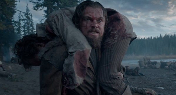 Основан на реальных событиях! Выживший (2015) 3 Оскар, Том Харди и Леонардо ДиКаприо Жанр: триллер, ... - 2