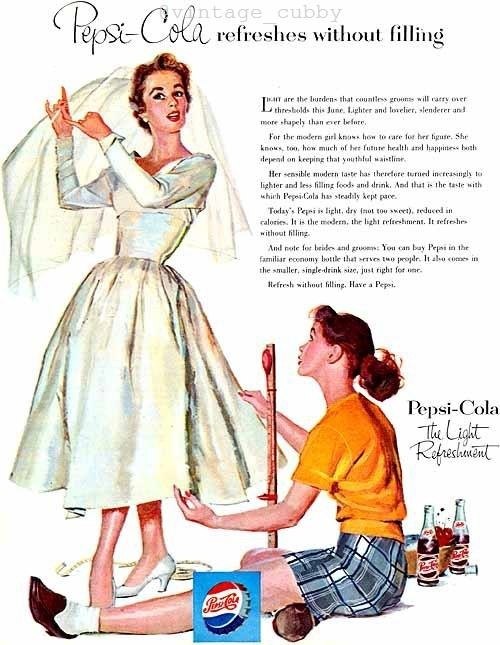 Peaa Pepsi-Cola, 1950-e.