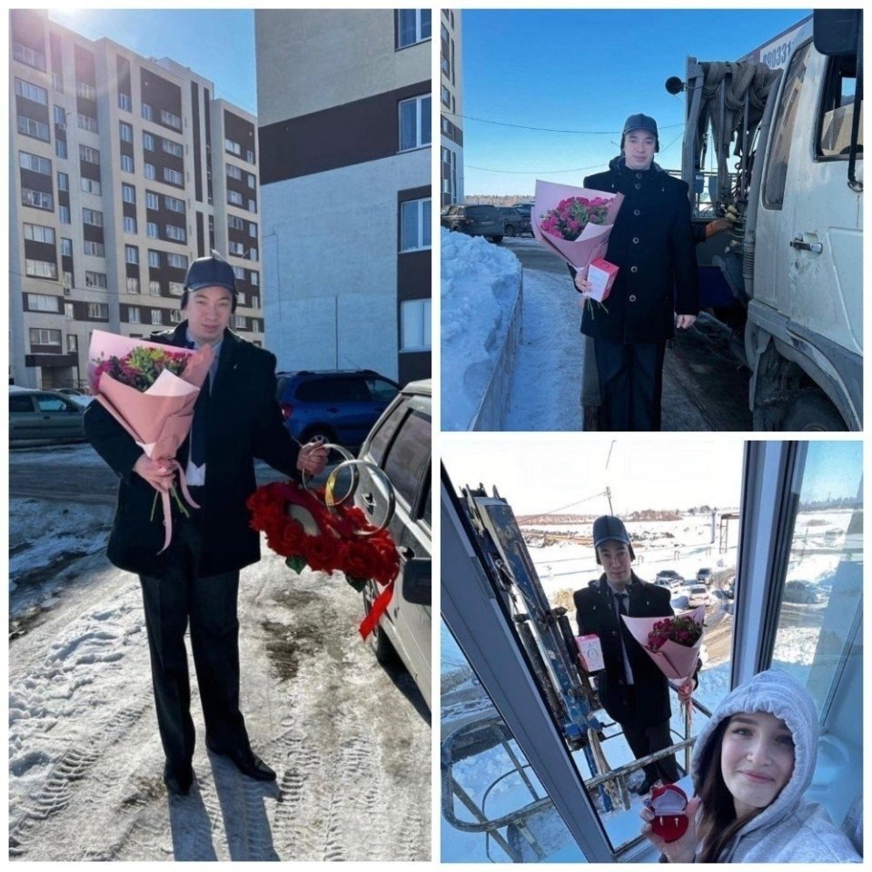 Ну вот и как такому кавалеру можно отказать. Он же так готовился, наверное, даже несколько лет.