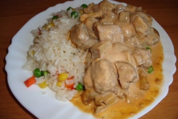 Мясо в сырном соусе.Ингредиенты:1. Мясо (у меня 1,5 кг замороженной свиной шеи)2. Шампиньоны (0,5 кг ... - 8