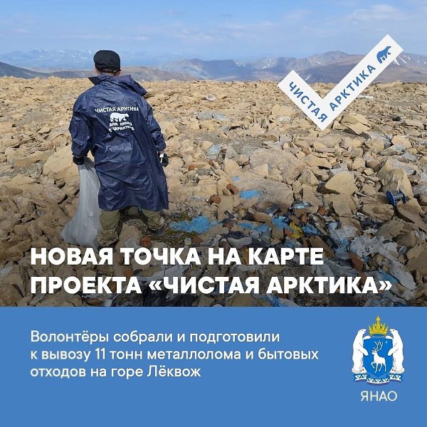 Организаторы проекта «Чистая Арктика» утвердили новые локации для арктической уборки в ЯНАО.Высадка ...