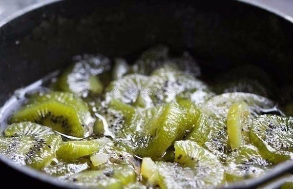 Варенье с киви и лимоном .Очень вкусное варенье с кислинкой лимона и киви. Яркий вкус и цвет, ... - 6