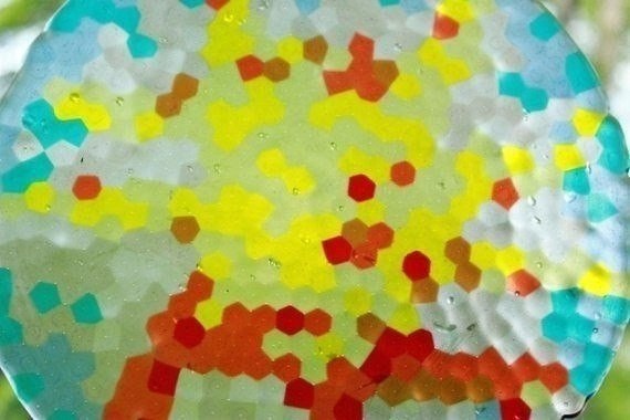 Делаем ловец солнца из расплавленного бисера - 9