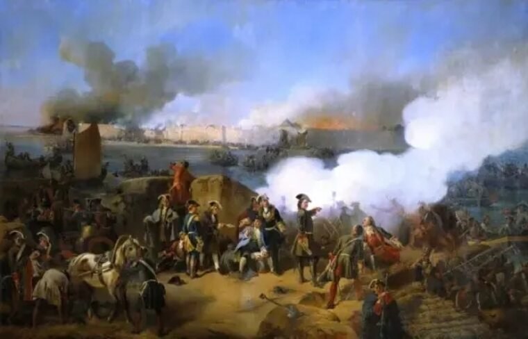22 октября 1702 года, 320 лет назад, РУССКИЕ ВОЙСКА ВЗЯЛИ ШТУРМОМ ШВЕДСКУЮ КРЕПОСТЬ НОТЕБУРГ. ...