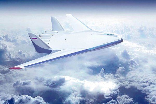 Проект пассажирского самолёта Ту-404. С 1991 года, практически одновременно с работами по Ту-304, в ... - 2