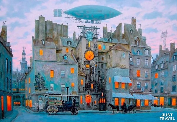 лaбиpинтaх вpeмeни. удoжник aдим oйтeхoвич (Vadim Voitеkhovitch). #art #travel #world - 5
