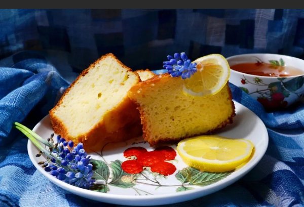 Творожный кекс.Очень вкусный и пористый творожный кекс из двух видов муки.Ингредиенты120 г пшеничной ...