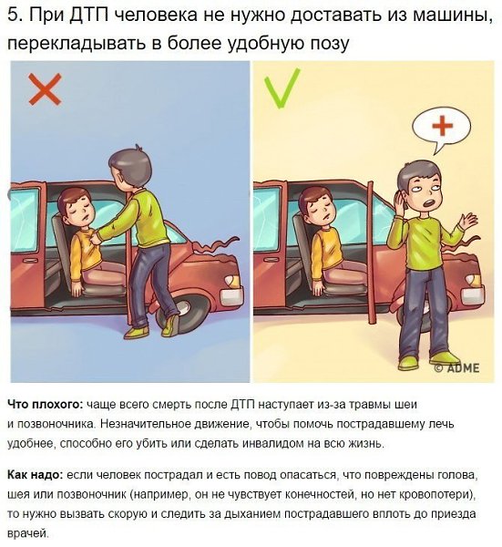 9 известных приемов первой помощи, которые 90% людей делают неправильно. - 5