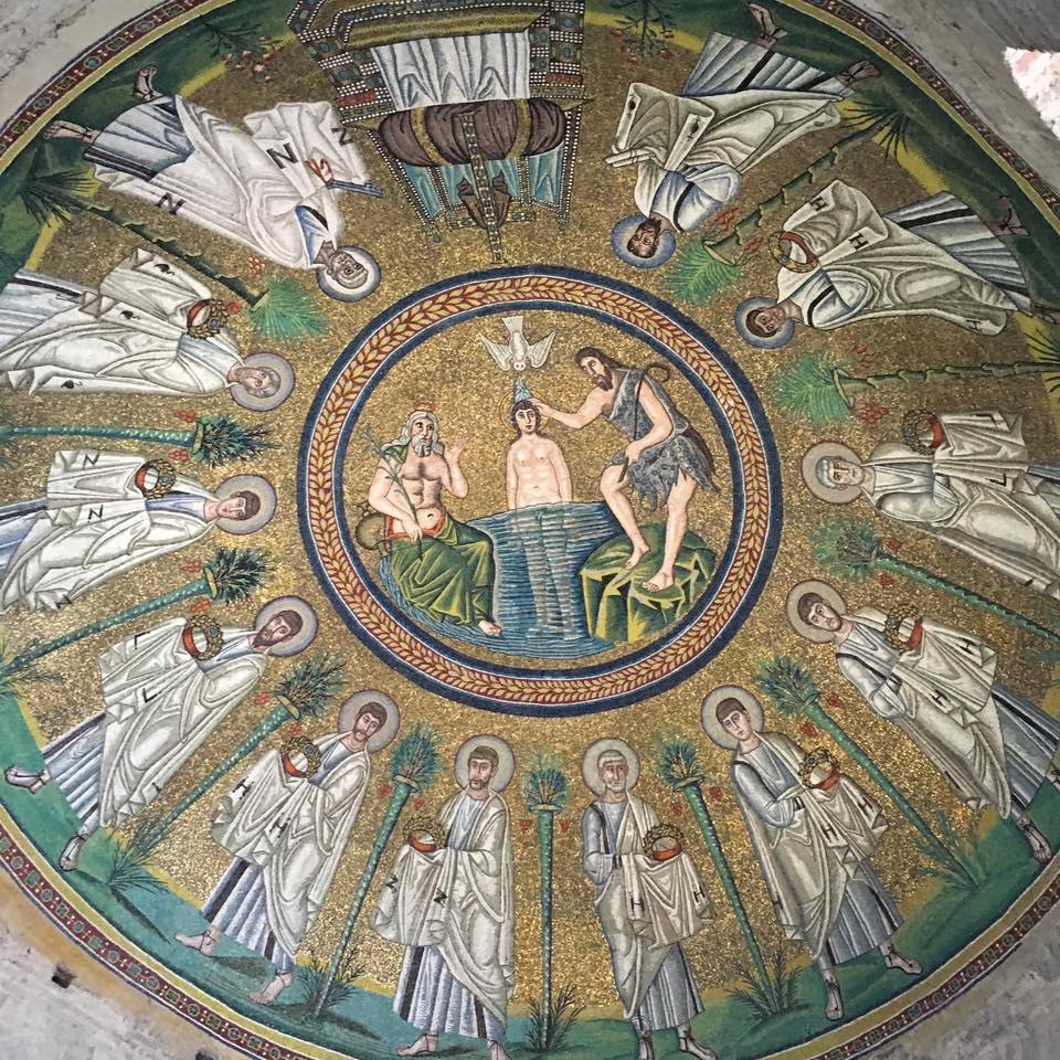 The Arian Baptistry in Ravenna, Italy