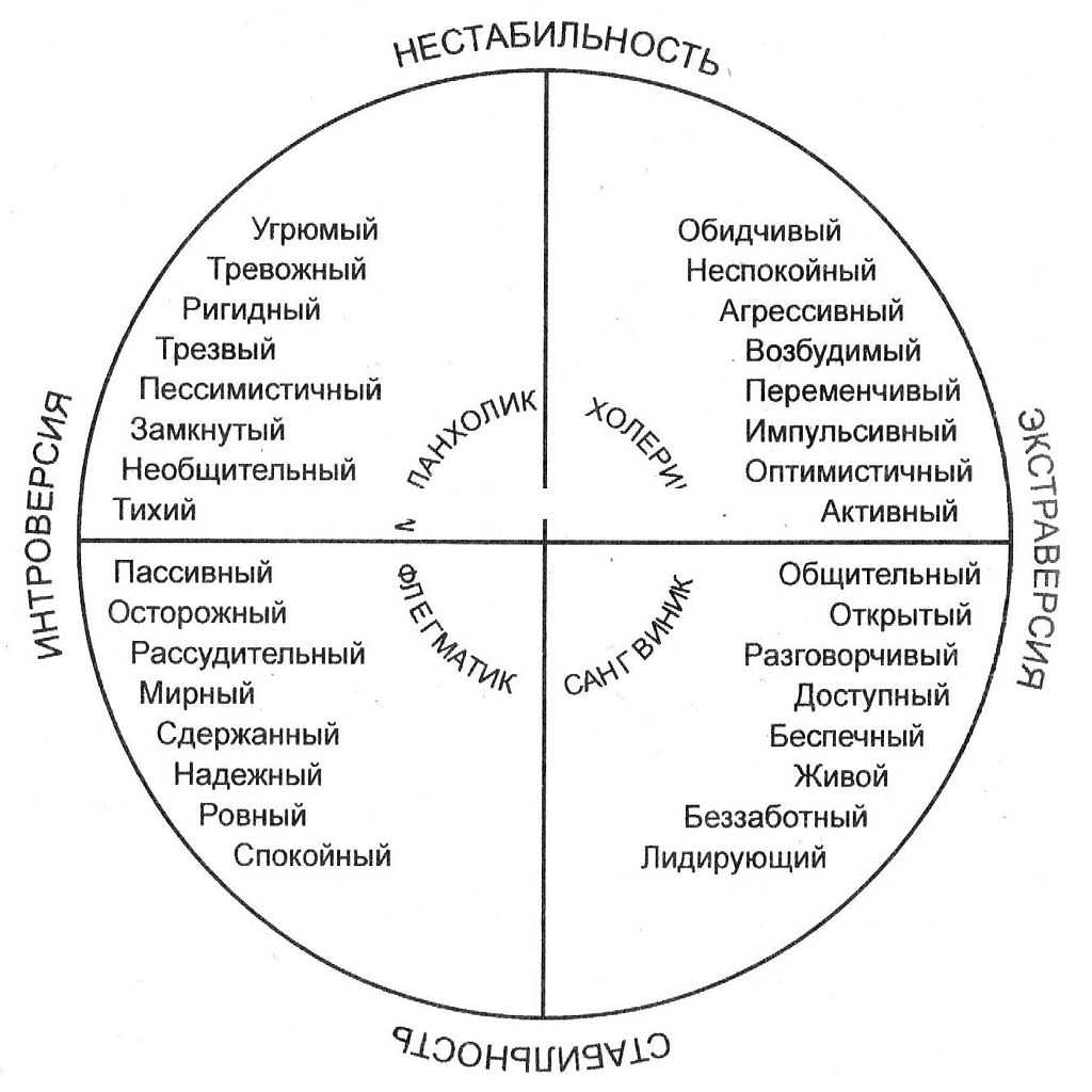 Типы характеров человека 4 типа таблица Чeтыре типа темперамента. Характер меняется, темперамент - ... Discovery Фотостр