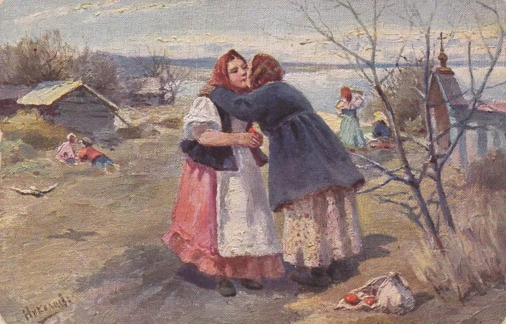 В России есть традиция целовать троекратно в любой день, вне зависимость от праздника. В самих ...