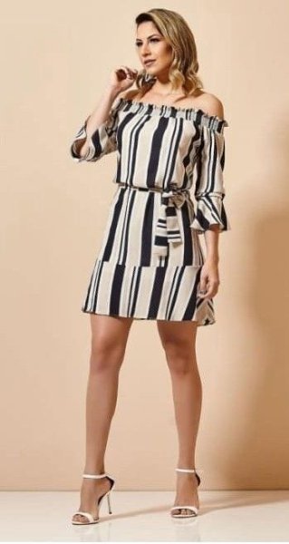 Стильные полосатые платья для вашего вдохновения - 2