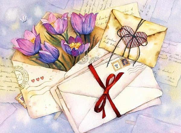 — Вам посылка пришла. — От кого? — От весны! — Что в посылке? — Цветные апрельские сны, Облака ...