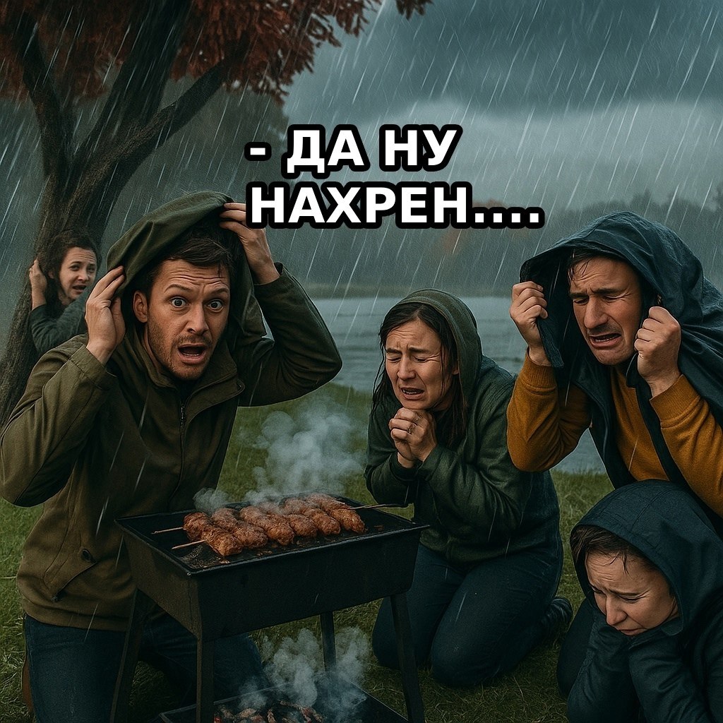 Шашлык по-русски: когда ты мариновал мясо, а надо было мариновать друзей в погодных ...
