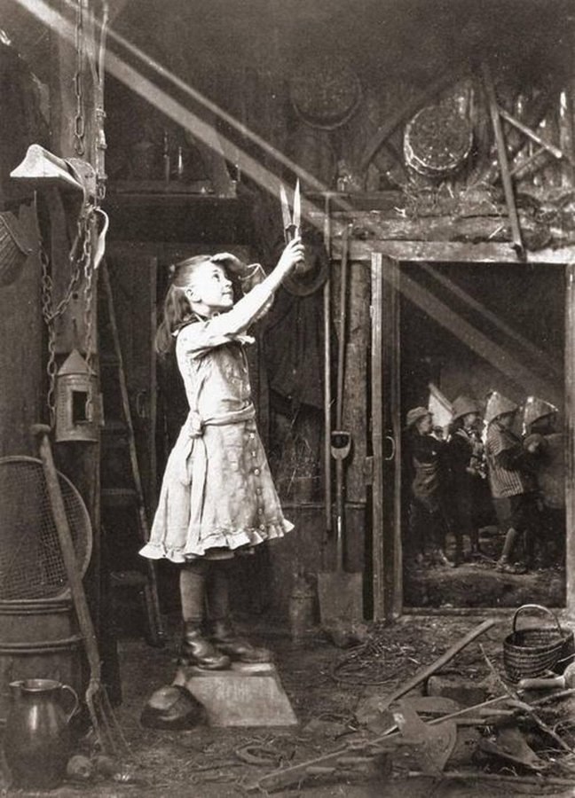 Разрезая солнечный луч, 1886 год. Фото Адама Дистона.