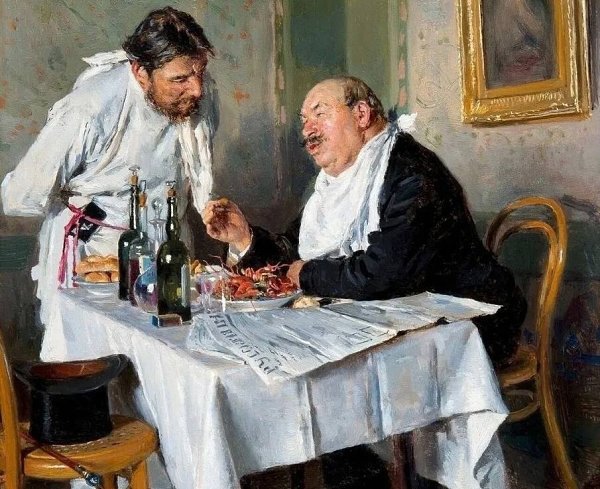 — А, налейте мне что-нибудь такого изысканного, мигрень подлечить. — А, Вы, простите, чьих кровей ...