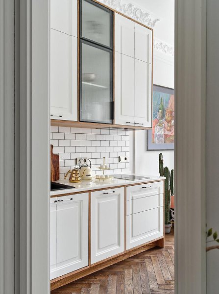 Маленькая квартира 38 м с винтажными акцентами в Москве - 2